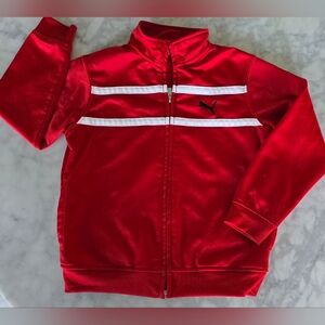 Puma Boys Toddler 5T Red Track Jacket